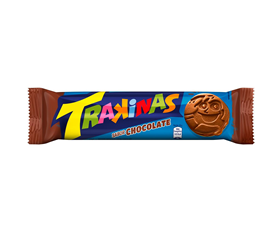 Biscoito Recheio Chocolate Trakinas Pct 126g